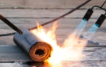 Perran Wharf asphalt flat roofing repairs